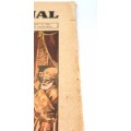 " Rege la 5 ani " 1927. Regele Mihai. gravura de presa Le Petit Journal 